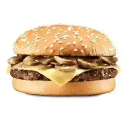 Mushroom Beef Steak Burger