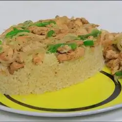 Rice With Chicken Shawarma