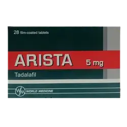 ARISTA (Tadalafil) 5mg 28 Film Coated Tablets _ WORLD MEDICINE