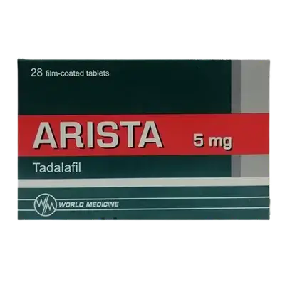 ARISTA (Tadalafil) 5mg 28 Film Coated Tablets _ WORLD MEDICINE