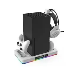 Dobe Multifunctional Cooling Charging Stand XBOX For Series S/X White