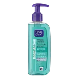 Deep Action Refreshing Gel Cleanser with Salicylic Acid for Combination to Oily Skin 150ml _ Clean & Clear