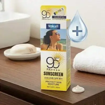 Vokali Sunscreen SPF 90+ PA++++ Water Resistant (Protect Skin Moisture)