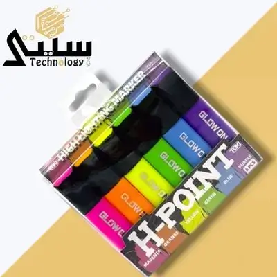 highlighter H-point 6 pcs colours