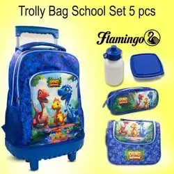Trolley Bag School Set 5pcs
