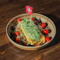 Omelette with Swiss Cheese and Avocado