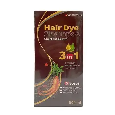 Meidu Hair Dye Shampoo Chestnut Brown