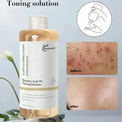 Beautyturess Glycolic Acid Serum - Hydrates, Moisturizes And Smoothes Skin, 240ml