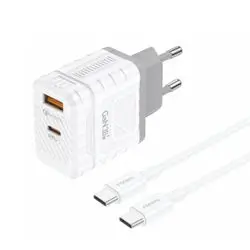 Foneng fast charger USB+ TYPE-C & Cable Type-c to Type-c /30W GaN