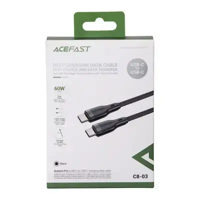 Acefast C8-03 USB-C to USB-C charging data cable.
