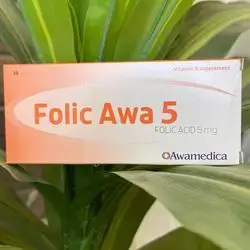 Folic Awa 5 (folic acid) 30tablet awamedica