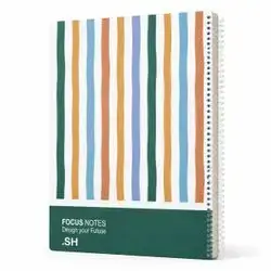 Hardcover Spiral Notebook – A4 | 100 Sheets