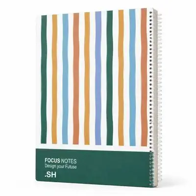 Hardcover Spiral Notebook – A4 | 100 Sheets
