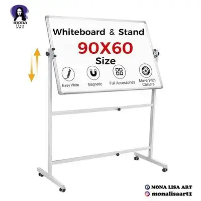 White Board & Stand 90 × 60