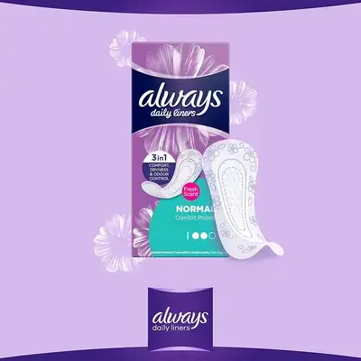Always Daily Liners Comfort Protect Normal (20 count)