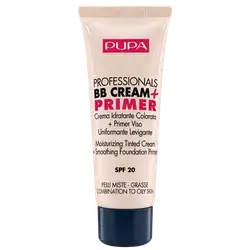 Professional BB Cream + Primer SPF20 Tinted Face Cream 001 for Combination & Oily Skin Types 50ml _ PUPA MILANO