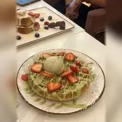 Pistachio Waffle