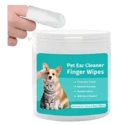 Pet Ear Cleaning Finger Wipes
