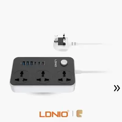 Ldnio SC3604C 2500W Universal Power Socket 20W USB-C Port - 2m