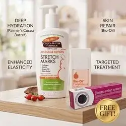 Stretch Mark Care Set (2 pieces + 1 free item)