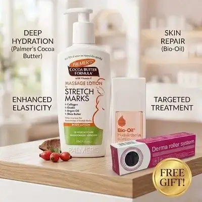 Stretch Mark Care Set (2 pieces + 1 free item)