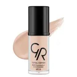 Golden Rose Total Cover 2in1 Foundation & Concealer# 1