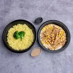 Chicken Béchamel With Rice Meal