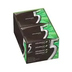 Wrigley's Extra Five Spearmint Gums, 16x14.4g