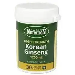 korean Ginseng 30tab Basic Nutrition