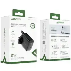 Acefast A4 Pd 20W Single Usb-C Charger- Black
