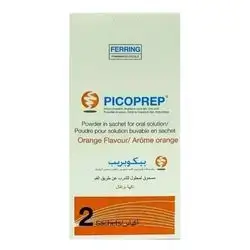 PICOPREP POWDER IN SACHET FOR ORAL SOLUTION ORANGE FLAVOUR 2 SACHETS