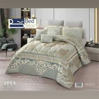 Comforter Set 8 Pcs, 2 Person