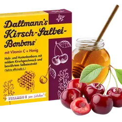 dallmann's kirsch lalei bonbons Vitamin C+ Honey Lozenges