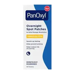 PanOxyl Overnight Spot Patches Hydrocolloid Patch 40 Pcs _ Crown Laboratories