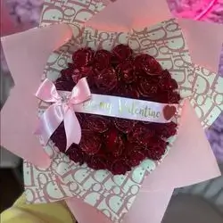 A Bouquet Of Natural Roses