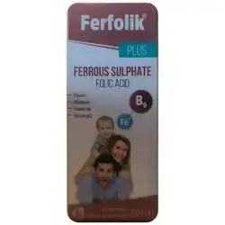 FERFOLIC PLUS ( FERROUS SULPHATE AND FOLIC ACID ) SYRUP