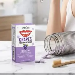 Sadoer Grapes Toothpaste Tablet (30 Tablets)