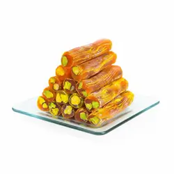Turkish delight fitil by pistachios flavour of orange