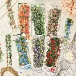 10-piece sticker pack containing aesthetic scrapbooking, diary, deco, school account, stationery stickers