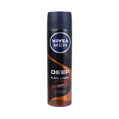 Deep Black Carbon Espresso 48H Anti-Perspirant Spray 150ml _ NIVEA