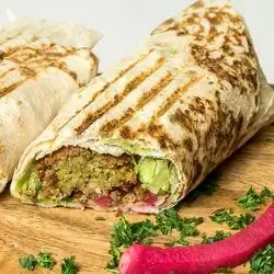 Falafel With Lebanese Bread