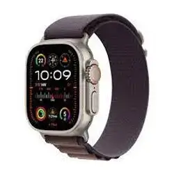 Apple Watch Ultra 2 GPS + Cellular, 49mm Titanium Case with Indigo Alpine Loop - Medium
