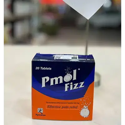 Pmol Fizz 500Mg Effervescent Tablet Zynova Paracetamol