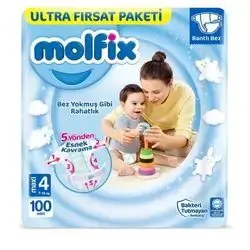 Molfix Diaper 4-100