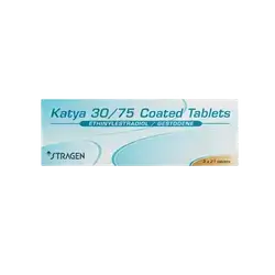 Katya (Ethinylestradiol 30 / Gestodene 75) Coated Tablets 1×21 Tab _ STRAGEN