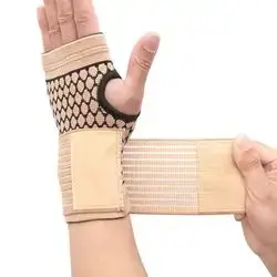 Adjustable Wrist Brace with Compression Wrap