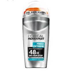 L’Oréal Paris men expert Fresh Extreme Roll-On Deodorant 48H Protection Regulates Sweat and Fights Body Odour Fresh, Long Lasting Fragrance