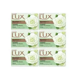 LUX Nourished Skin Bar Soap 120g x 6 Pack – Gardenia Scent
