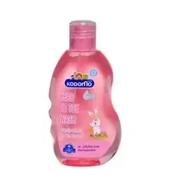 Kodomo shampoo hair body wash 200 ml pink