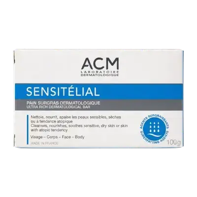 Sensitelial Ultra Rich Dermatological Bar 100g _ ACM